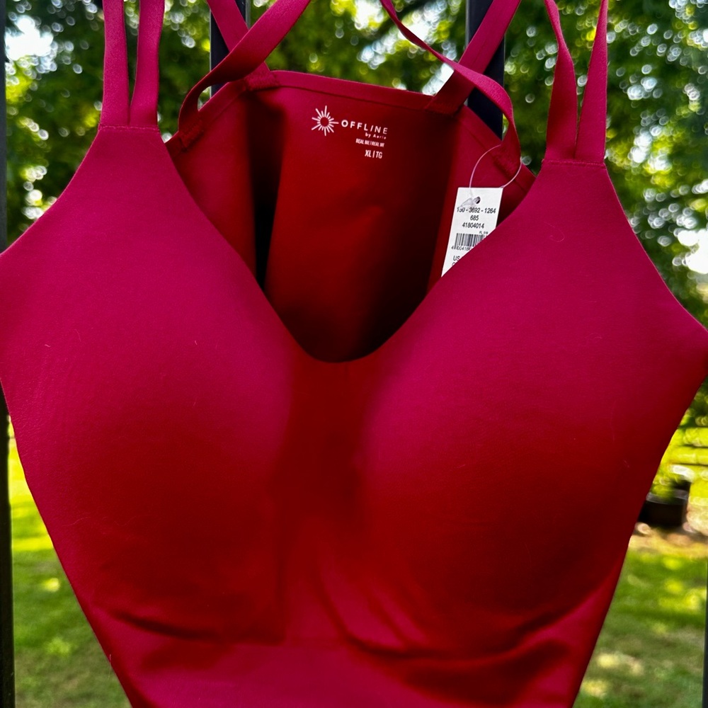 NEW Offline by Aerie Real Me Strappy Sports Bra / Crop Top – Size XL